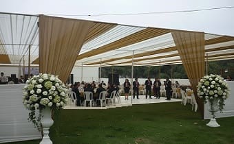 Toldo en modelo arabe para eventos
