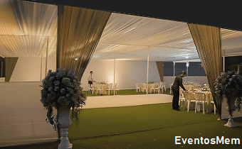 Instalación y transporte en toldos mesas y sillas para eventos
